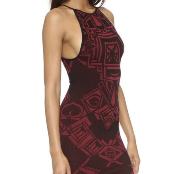 Free People Black and Red Midi Dress - Picture 12 of 14